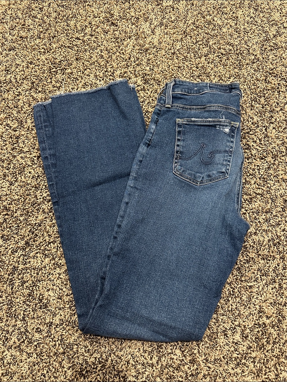Boot cut Women’s Jeans in Dark Blue Denim